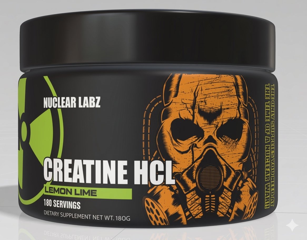 Nuclear Labz Creatine HCL 180 Servings Lemon Lime