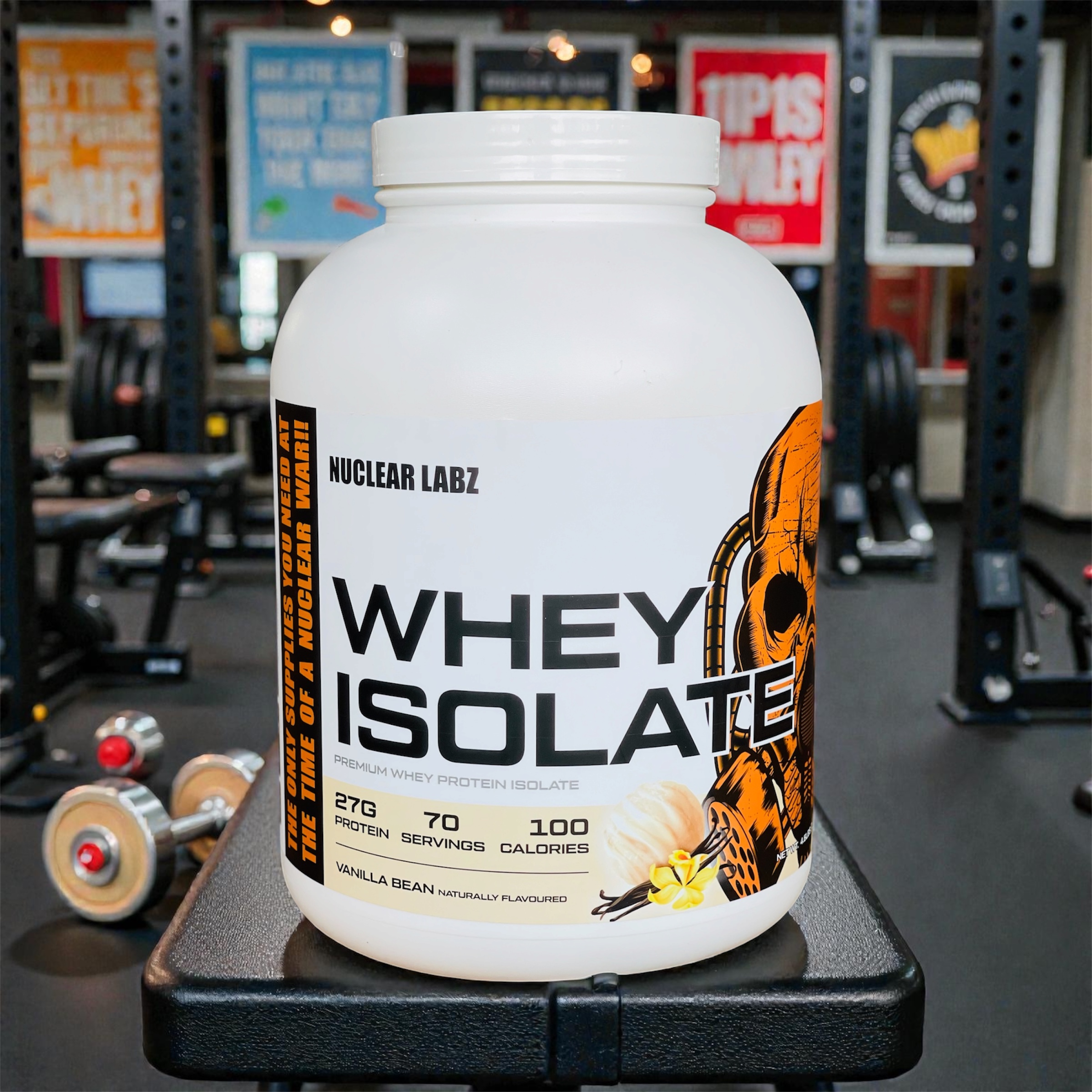 Nuclear Labz Whey Isolate Vanilla Bean 70 Servings